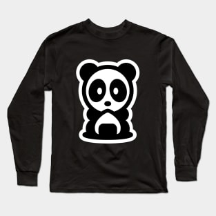 Panda Onigiri Bambu Brand Long Sleeve T-Shirt